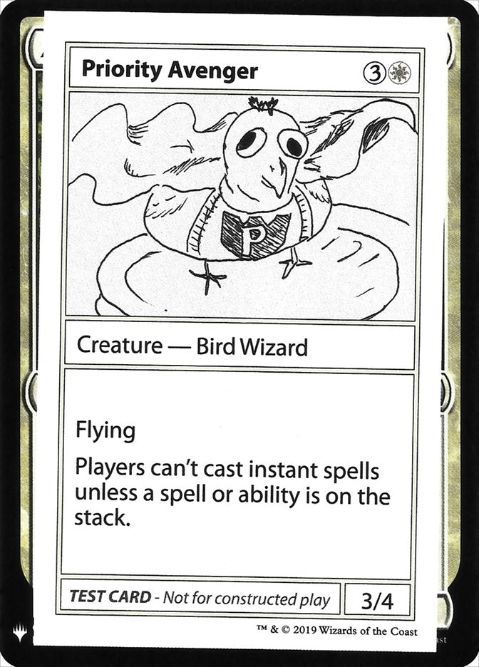 Priority Avenger [Mystery Booster Playtest Cards] | Dragon's Lair Comics and Fantasy Houston TX