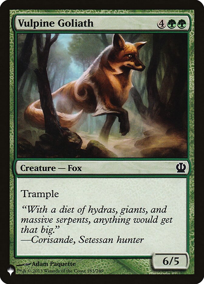 Vulpine Goliath [The List] | Dragon's Lair Comics and Fantasy Houston TX