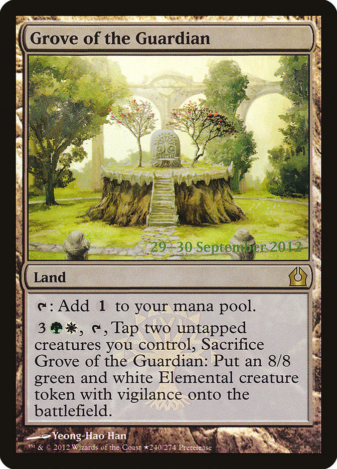 Grove of the Guardian [Return to Ravnica Prerelease Promos] | Dragon's Lair Comics and Fantasy Houston TX