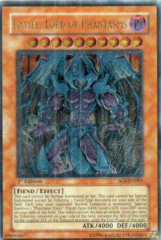 Raviel, Lord of Phantasms (UTR) [SOI-EN003] Ultimate Rare | Dragon's Lair Comics and Fantasy Houston TX