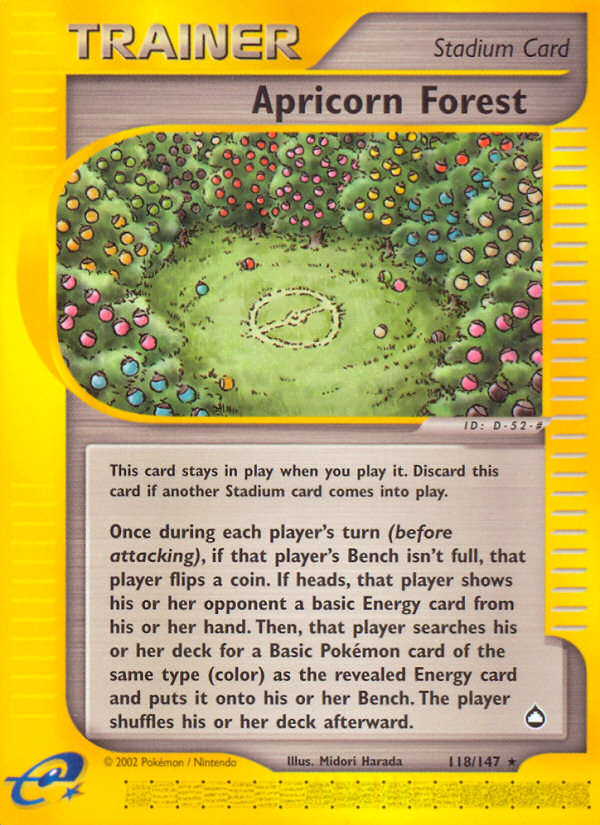 Apricorn Forest (118/147) [Aquapolis] | Dragon's Lair Comics and Fantasy Houston TX