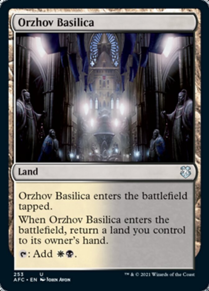 Orzhov Basilica [Dungeons & Dragons: Adventures in the Forgotten Realms Commander] | Dragon's Lair Comics and Fantasy Houston TX