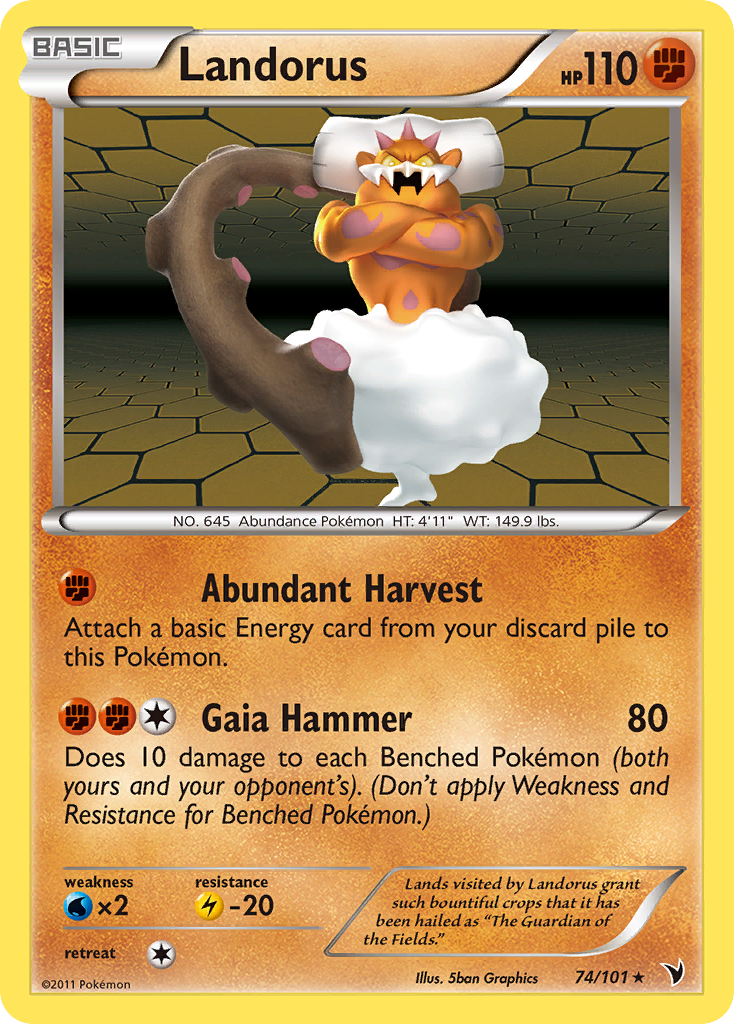 Landorus (74/101) [Black & White: Noble Victories] | Dragon's Lair Comics and Fantasy Houston TX