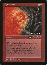 Pyroclasm [Version 2] (Oversized) [Oversize Cards] | Dragon's Lair Comics and Fantasy Houston TX