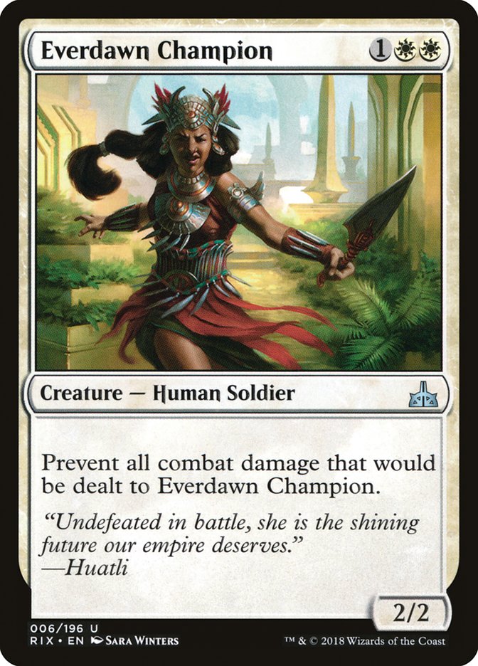 Everdawn Champion [Rivals of Ixalan] | Dragon's Lair Comics and Fantasy Houston TX