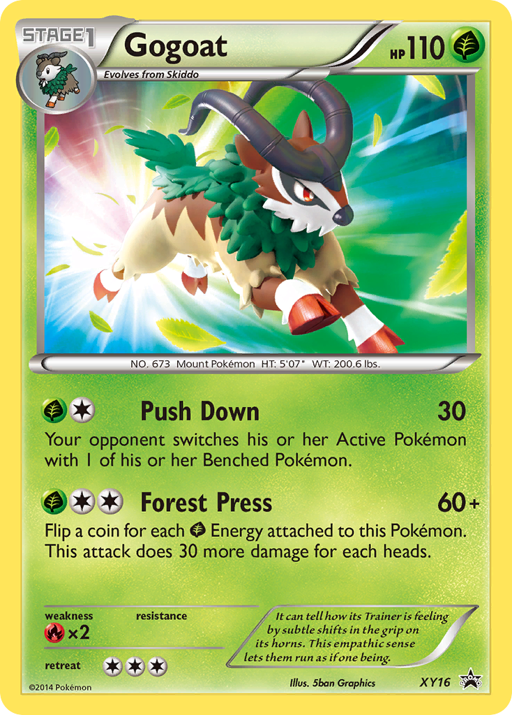 Gogoat (XY16) [XY: Black Star Promos] | Dragon's Lair Comics and Fantasy Houston TX