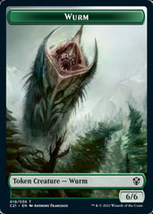Wurm // Kraken Double-Sided Token [Commander 2021 Tokens] | Dragon's Lair Comics and Fantasy Houston TX