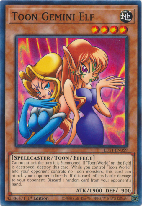 Toon Gemini Elf [LDS1-EN059] Common | Dragon's Lair Comics and Fantasy Houston TX