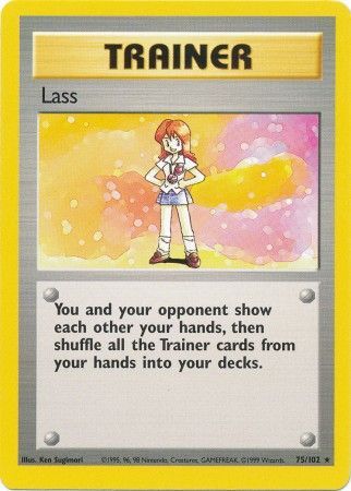 Lass (75/102) [Base Set Unlimited] | Dragon's Lair Comics and Fantasy Houston TX