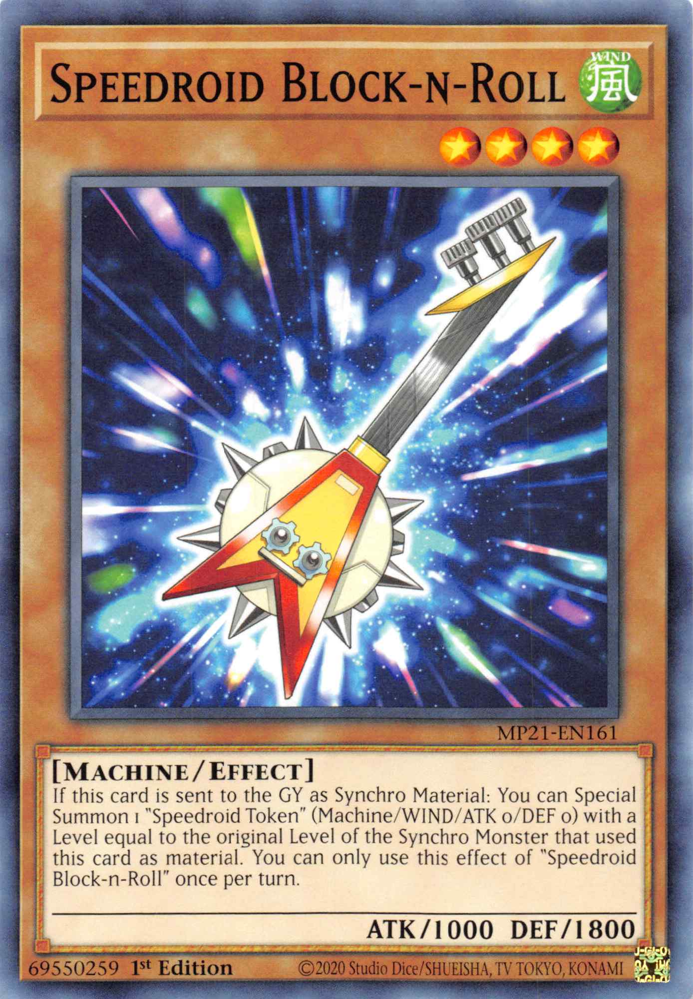 Speedroid Block-n-Roll [MP21-EN161] Common | Dragon's Lair Comics and Fantasy Houston TX