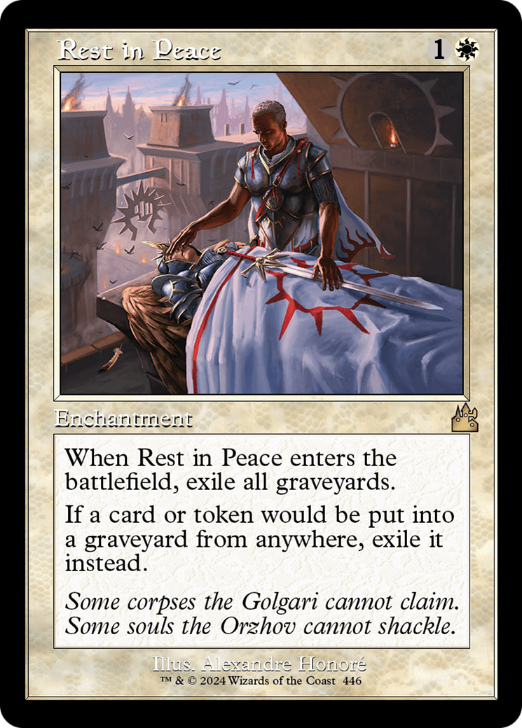 Rest in Peace (Retro Frame) [Ravnica Remastered] | Dragon's Lair Comics and Fantasy Houston TX