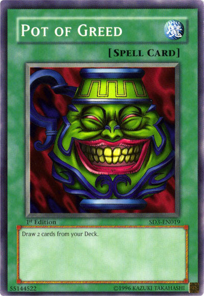 Pot of Greed [SD3-EN019] Common | Dragon's Lair Comics and Fantasy Houston TX