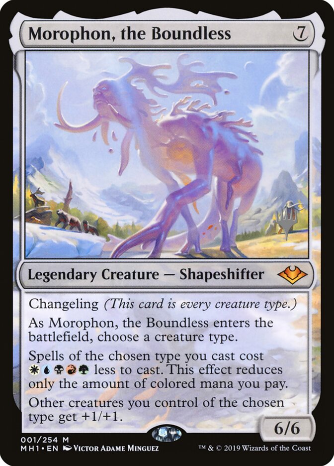 Morophon, the Boundless (Promo Pack) [Modern Horizons Promos] | Dragon's Lair Comics and Fantasy Houston TX