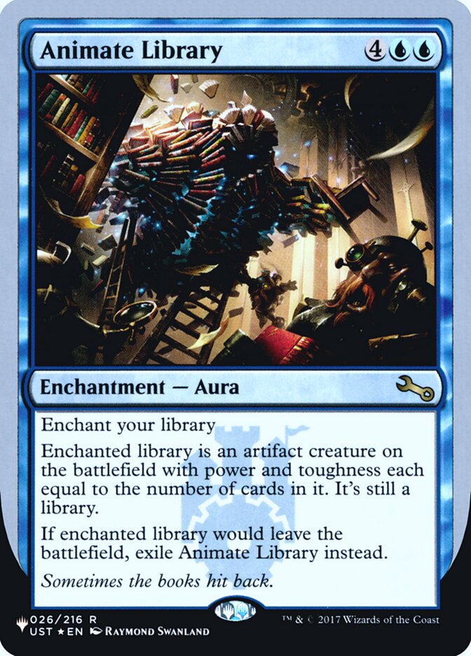 Animate Library (Unfinity Foil Edition) [The List] | Dragon's Lair Comics and Fantasy Houston TX