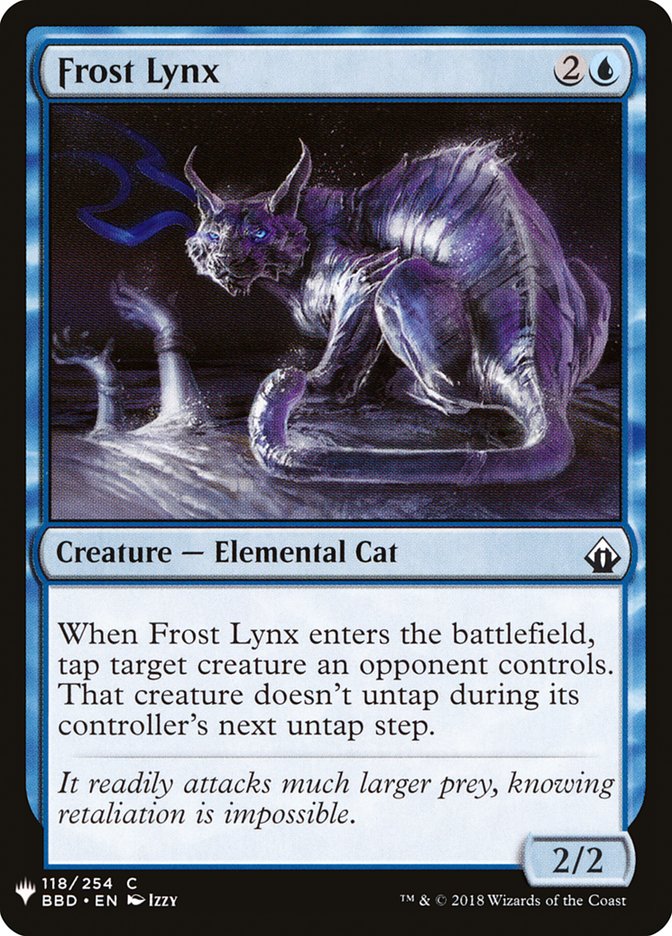 Frost Lynx [Mystery Booster] | Dragon's Lair Comics and Fantasy Houston TX