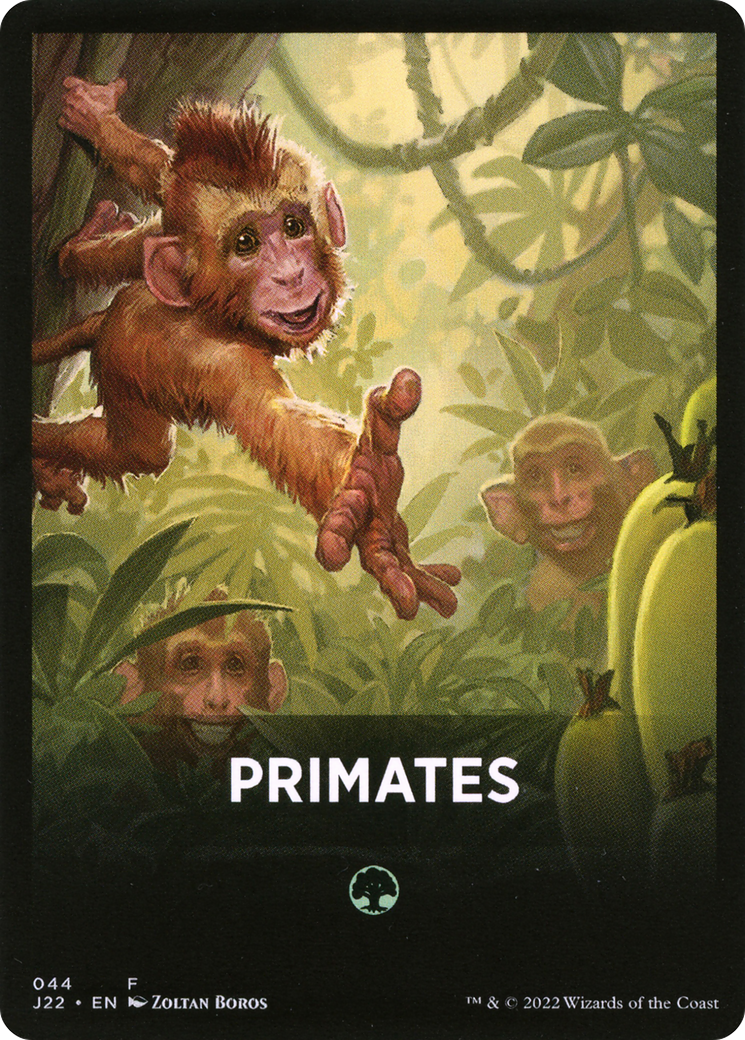 Primates Theme Card [Jumpstart 2022 Front Cards] | Dragon's Lair Comics and Fantasy Houston TX