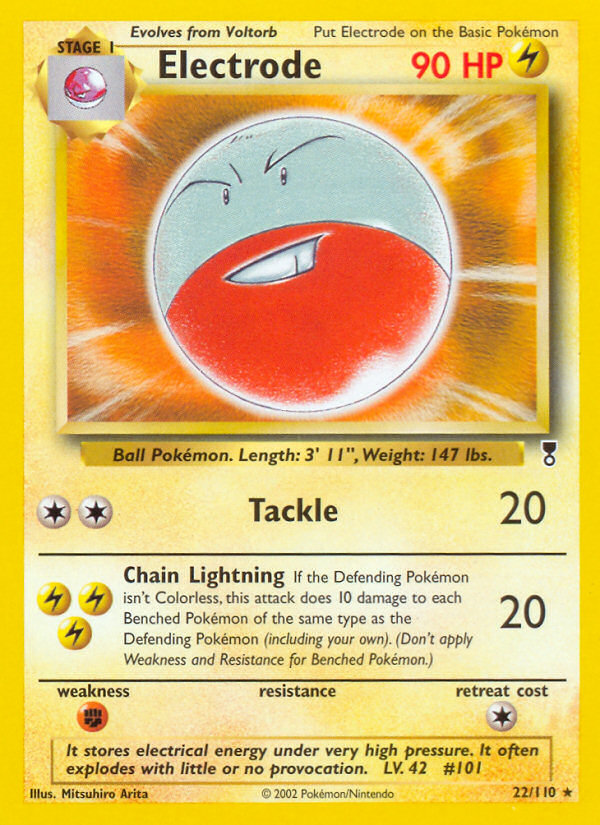 Electrode (22/110) [Legendary Collection] | Dragon's Lair Comics and Fantasy Houston TX