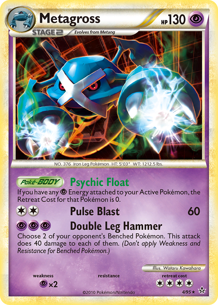 Metagross (4/95) [HeartGold & SoulSilver: Unleashed] | Dragon's Lair Comics and Fantasy Houston TX