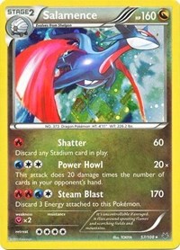 Salamence (57/108) (Cosmos Holo) (Blister Exclusive) [XY: Roaring Skies] | Dragon's Lair Comics and Fantasy Houston TX