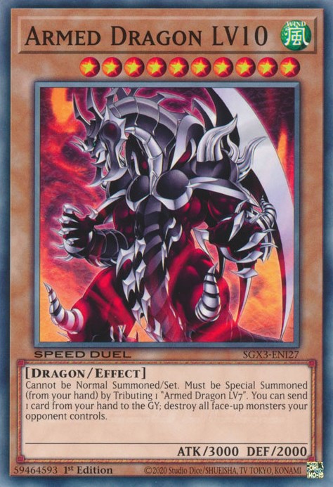Armed Dragon LV10 [SGX3-ENI27] Common | Dragon's Lair Comics and Fantasy Houston TX