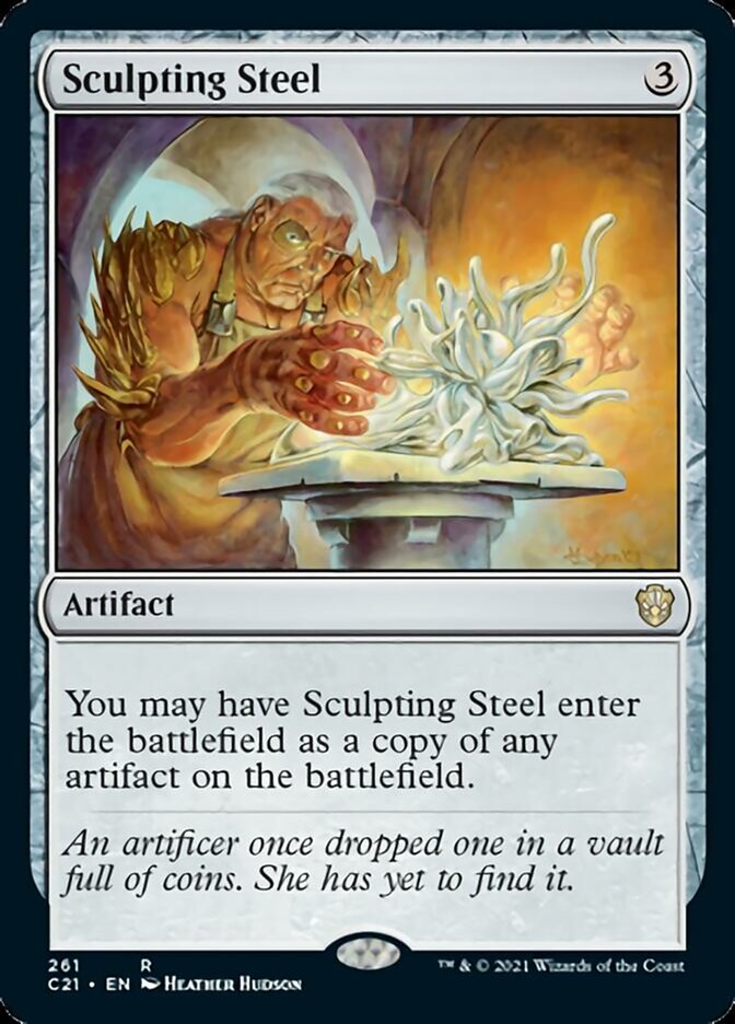 Sculpting Steel [Commander 2021] | Dragon's Lair Comics and Fantasy Houston TX