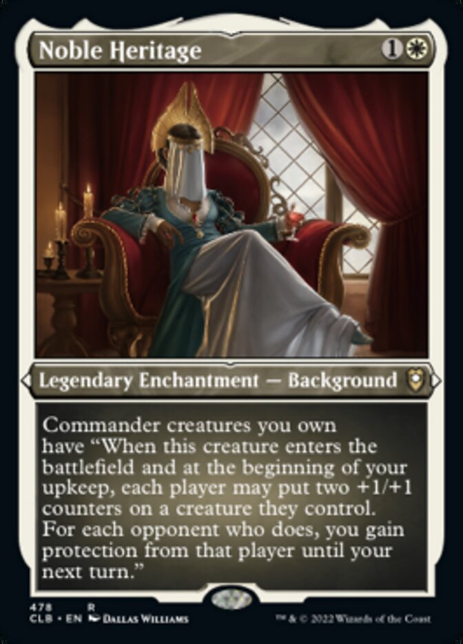 Noble Heritage (Foil Etched) [Commander Legends: Battle for Baldur's Gate] | Odin's Place