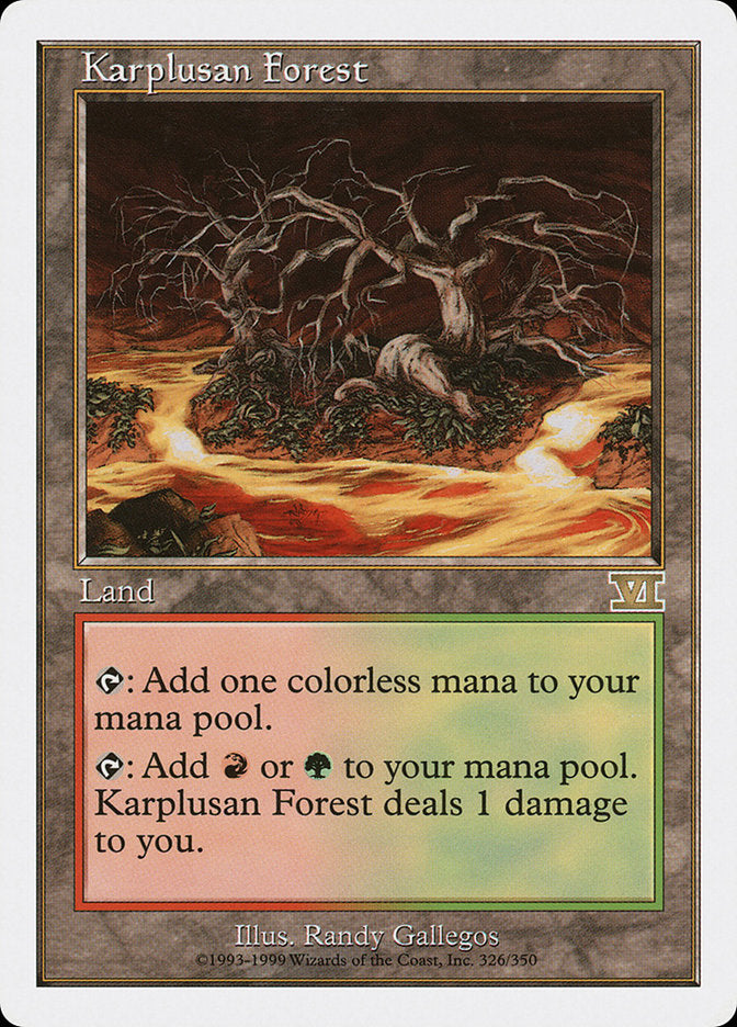 Karplusan Forest [Classic Sixth Edition] | Dragon's Lair Comics and Fantasy Houston TX