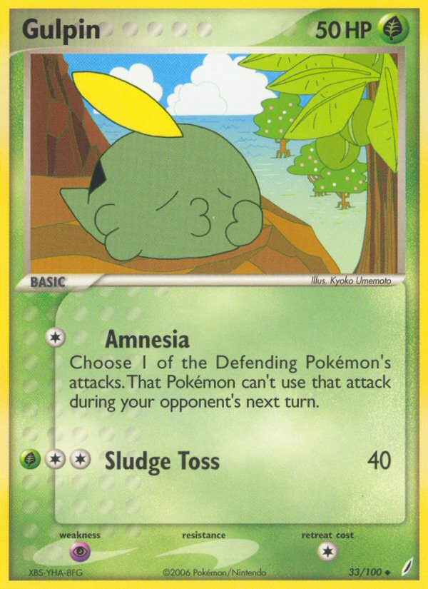 Gulpin (33/100) [EX: Crystal Guardians] | Dragon's Lair Comics and Fantasy Houston TX