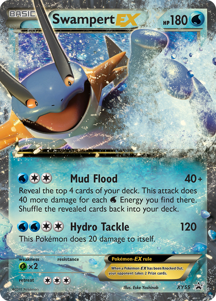 Swampert EX (XY55) [XY: Black Star Promos] | Dragon's Lair Comics and Fantasy Houston TX