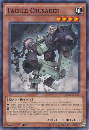 Tackle Crusader [BP03-EN113] Shatterfoil Rare | Dragon's Lair Comics and Fantasy Houston TX