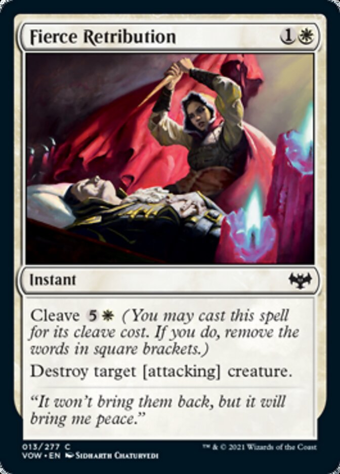 Fierce Retribution [Innistrad: Crimson Vow] | Dragon's Lair Comics and Fantasy Houston TX