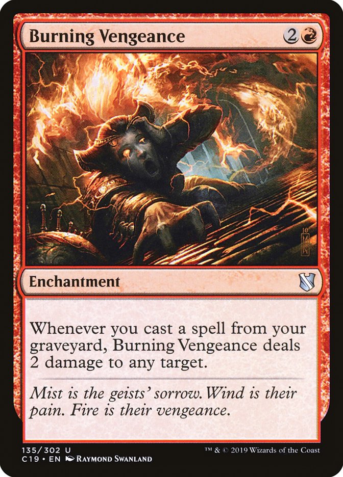 Burning Vengeance [Commander 2019] | Dragon's Lair Comics and Fantasy Houston TX