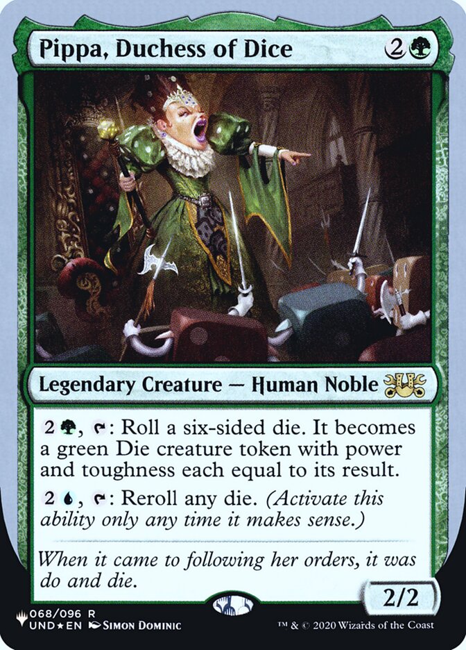 Pippa, Duchess of Dice (Unfinity Foil Edition) [The List] | Dragon's Lair Comics and Fantasy Houston TX