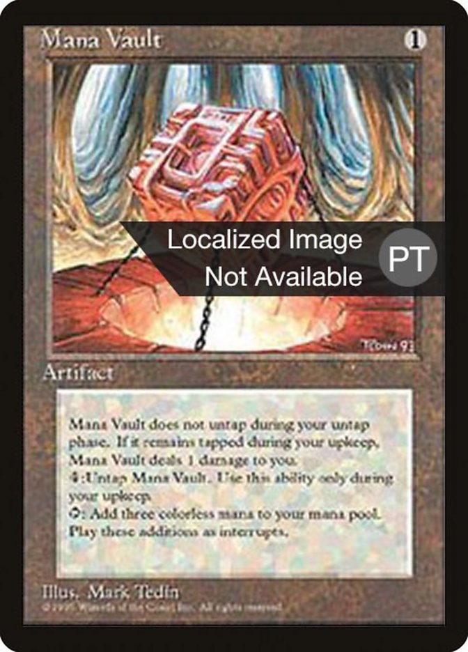 Mana Vault [Fourth Edition (Foreign Black Border)] | Dragon's Lair Comics and Fantasy Houston TX