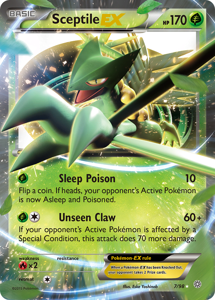 Sceptile EX (7/98) [XY: Ancient Origins] | Dragon's Lair Comics and Fantasy Houston TX