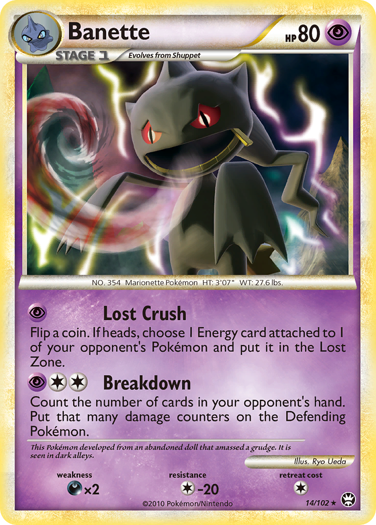 Banette (14/102) [HeartGold & SoulSilver: Triumphant] | Dragon's Lair Comics and Fantasy Houston TX