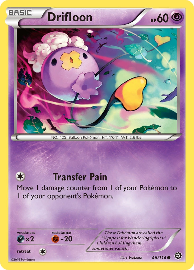 Drifloon (46/114) [XY: Steam Siege] | Dragon's Lair Comics and Fantasy Houston TX