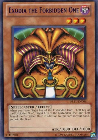 Exodia the Forbidden One (Purple) [DL11-EN006] Rare | Dragon's Lair Comics and Fantasy Houston TX