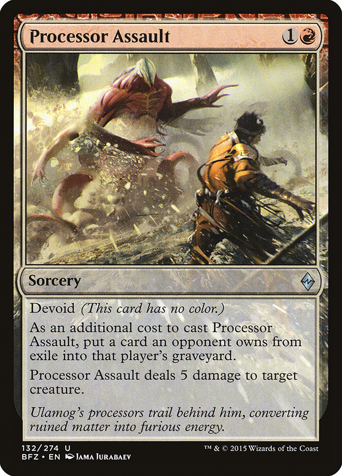 Processor Assault [Battle for Zendikar] | Dragon's Lair Comics and Fantasy Houston TX