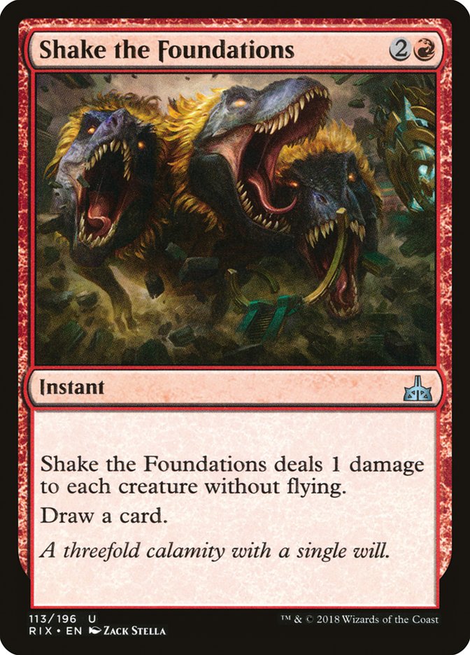 Shake the Foundations [Rivals of Ixalan] | Dragon's Lair Comics and Fantasy Houston TX