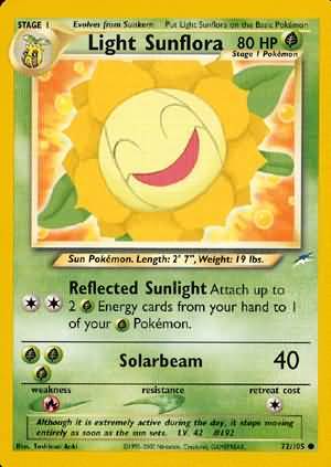 Light Sunflora (72/105) [Neo Destiny Unlimited] | Dragon's Lair Comics and Fantasy Houston TX