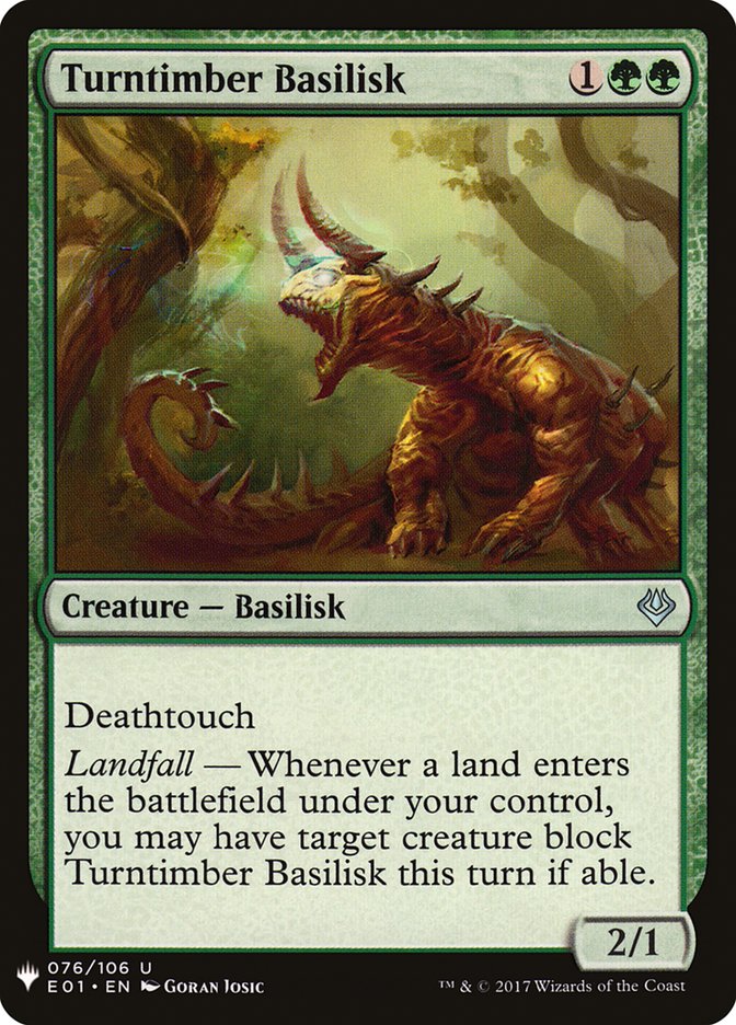 Turntimber Basilisk [Mystery Booster] | Dragon's Lair Comics and Fantasy Houston TX