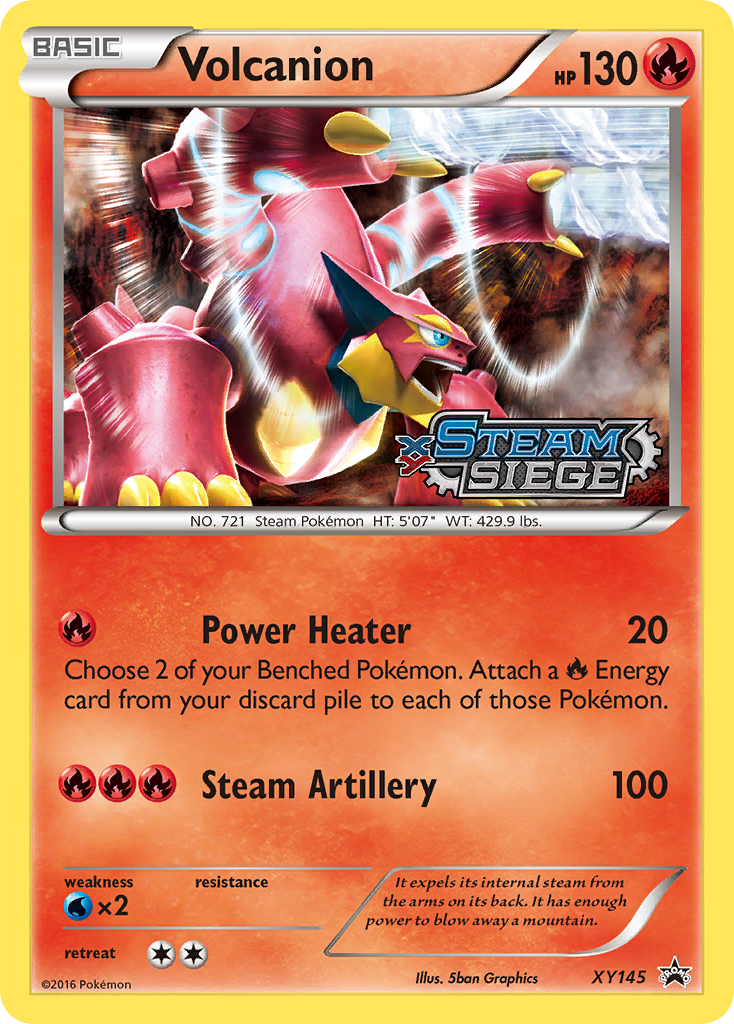 Volcanion (XY145) [XY: Black Star Promos] | Dragon's Lair Comics and Fantasy Houston TX
