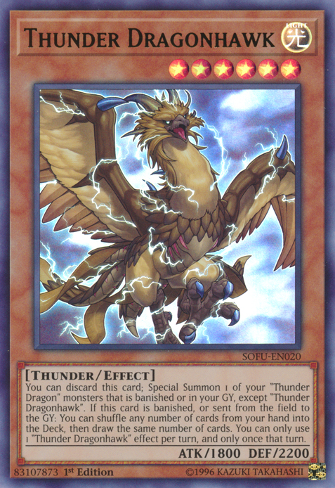 Thunder Dragonhawk [SOFU-EN020] Ultra Rare | Dragon's Lair Comics and Fantasy Houston TX