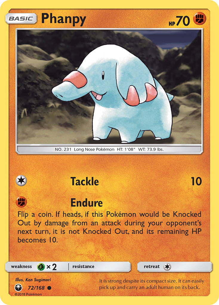 Phanpy (72/168) [Sun & Moon: Celestial Storm] | Dragon's Lair Comics and Fantasy Houston TX