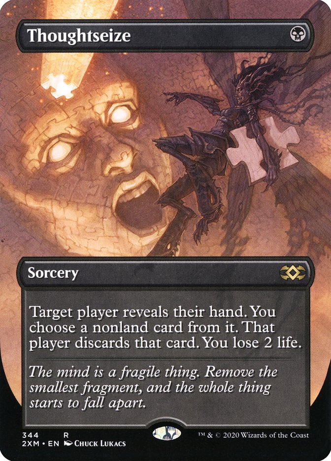 Thoughtseize (Toppers) [Double Masters] | Dragon's Lair Comics and Fantasy Houston TX