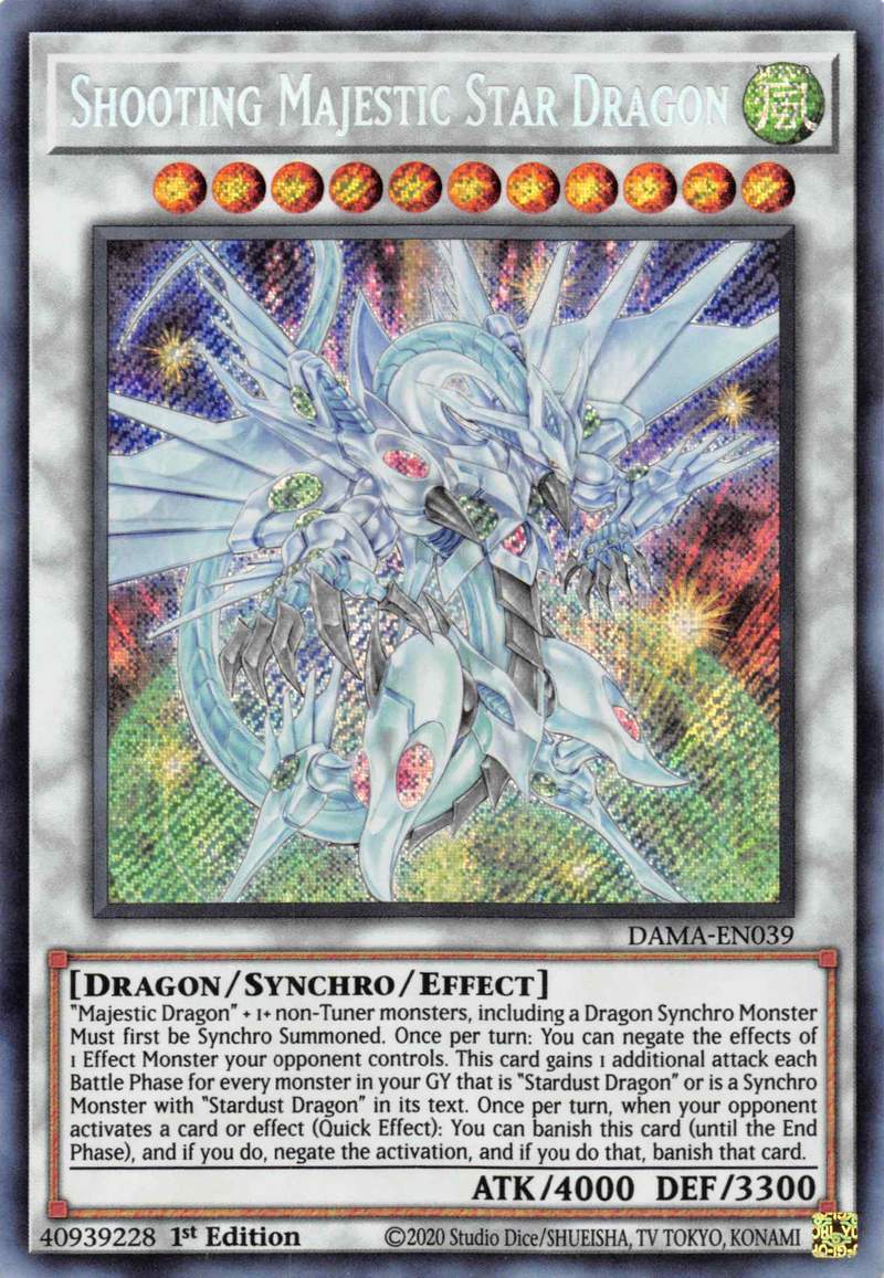 Shooting Majestic Star Dragon [DAMA-EN039] Starlight Rare | Dragon's Lair Comics and Fantasy Houston TX
