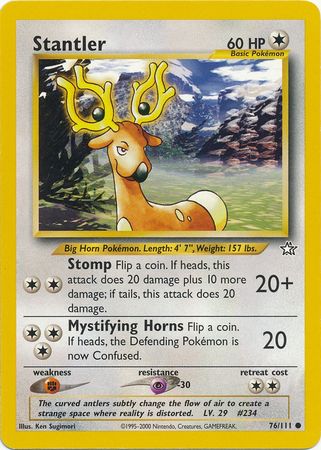 Stantler (76/111) [Neo Genesis Unlimited] | Dragon's Lair Comics and Fantasy Houston TX