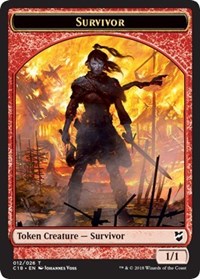 Survivor // Myr (023) Double-Sided Token [Commander 2018 Tokens] | Dragon's Lair Comics and Fantasy Houston TX