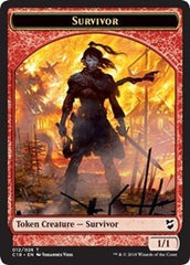 Survivor // Myr (023) Double-Sided Token [Commander 2018 Tokens] | Dragon's Lair Comics and Fantasy Houston TX